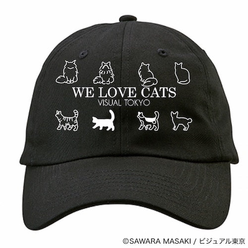 動物たちのキャップ／ブラック／猫バージョン