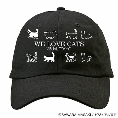 動物たちのキャップ／ブラック／猫バージョン