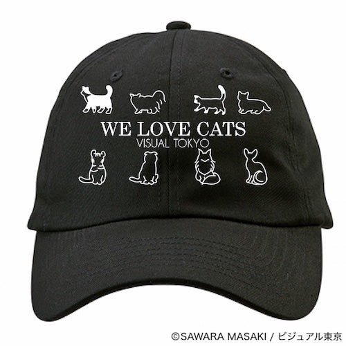 動物たちのキャップ／ブラック／猫バージョン