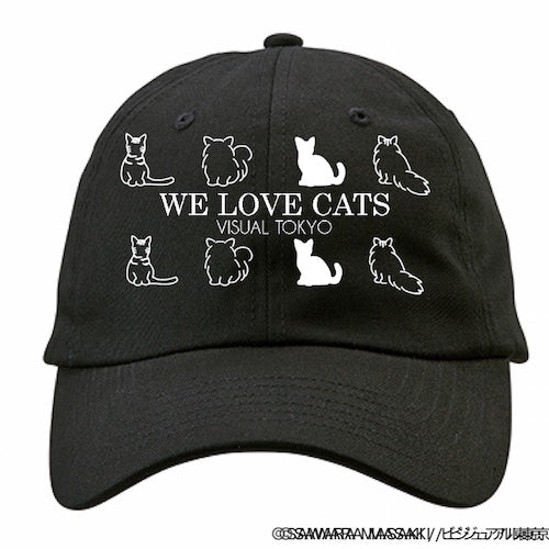 動物たちのキャップ／ブラック／猫バージョン