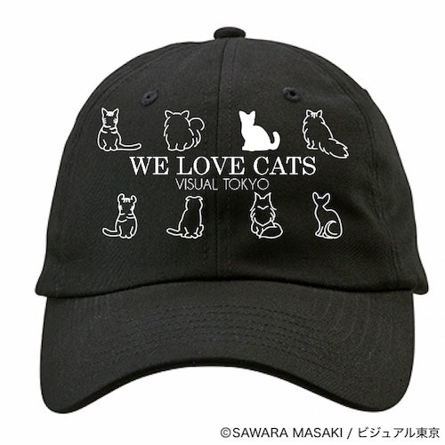 動物たちのキャップ／ブラック／猫バージョン