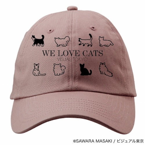 動物たちのキャップ／ピンク／猫バージョン