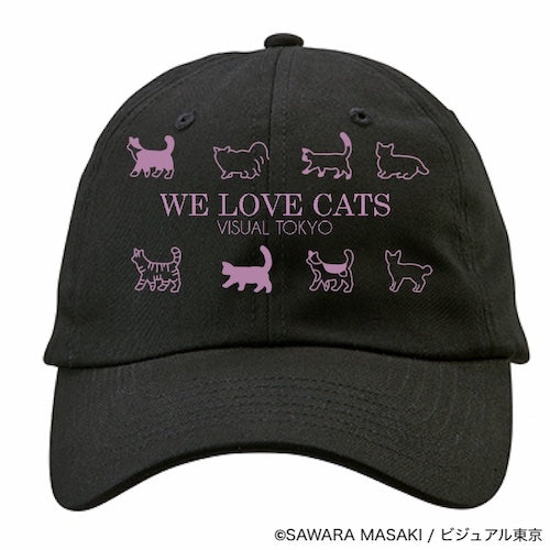 動物たちのキャップ／ブラック／猫バージョン