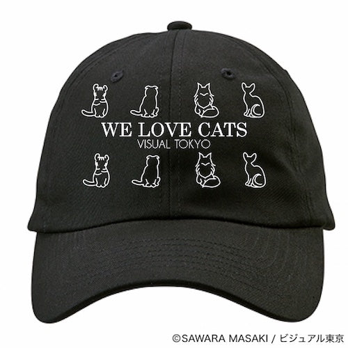 動物たちのキャップ／ブラック／猫バージョン