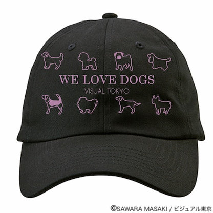 動物たちのキャップ／ブラック／犬バージョン
