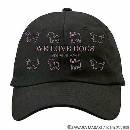 動物たちのキャップ／ブラック／犬バージョン