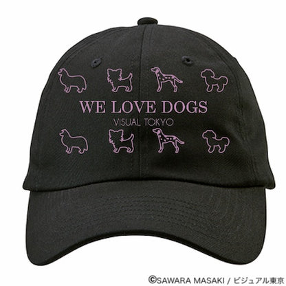 動物たちのキャップ／ブラック／犬バージョン