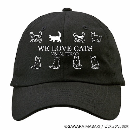 動物たちのキャップ／ブラック／猫バージョン