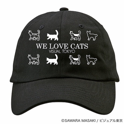 動物たちのキャップ／ブラック／猫バージョン
