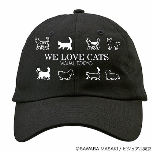動物たちのキャップ／ブラック／猫バージョン