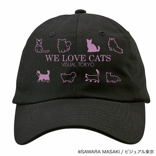 動物たちのキャップ／ブラック／猫バージョン