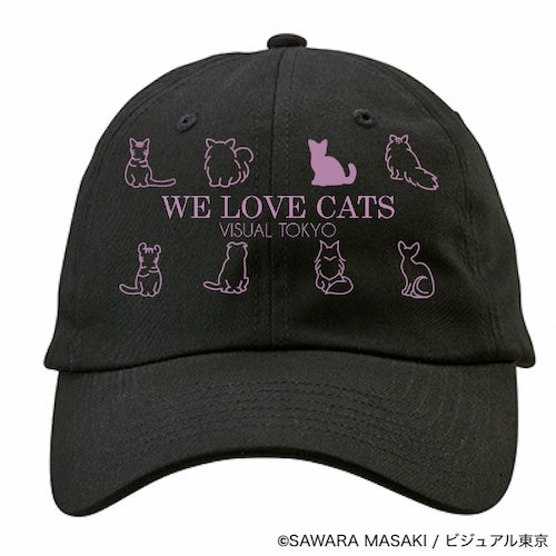 動物たちのキャップ／ブラック／猫バージョン