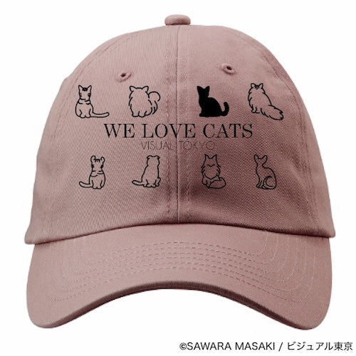 動物たちのキャップ／ピンク／猫バージョン