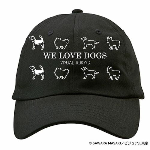 動物たちのキャップ／ブラック／犬バージョン