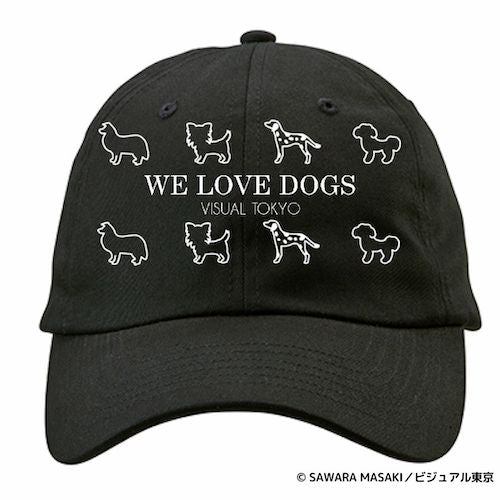 動物たちのキャップ／ブラック／犬バージョン