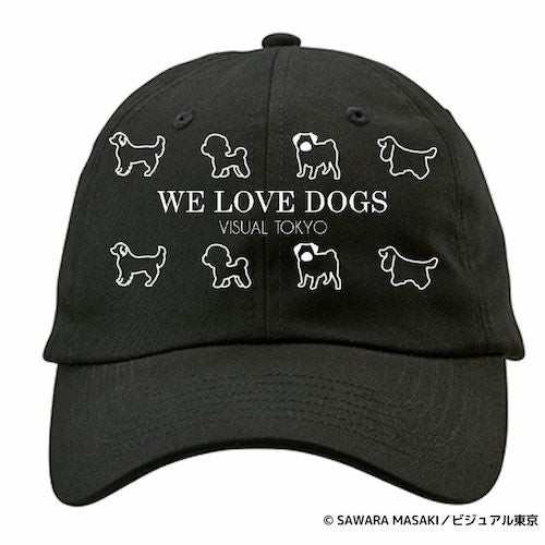 動物たちのキャップ／ブラック／犬バージョン