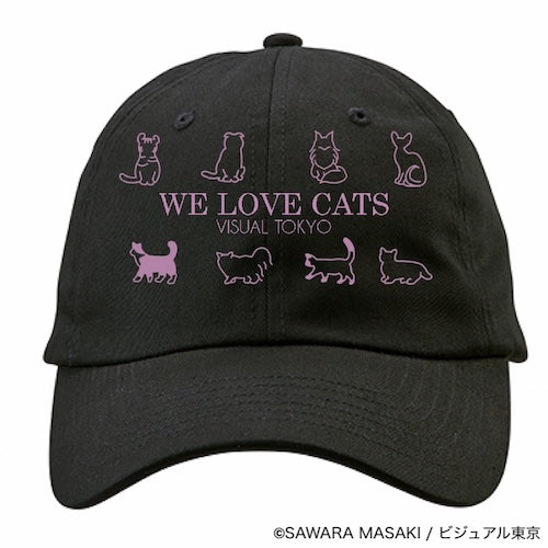動物たちのキャップ／ブラック／猫バージョン