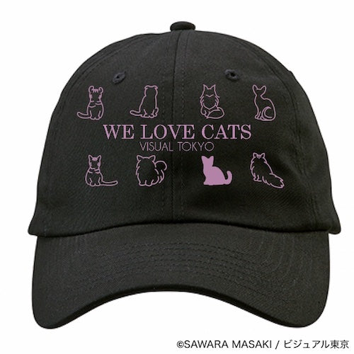 動物たちのキャップ／ブラック／猫バージョン