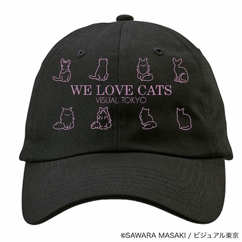 動物たちのキャップ／ブラック／猫バージョン