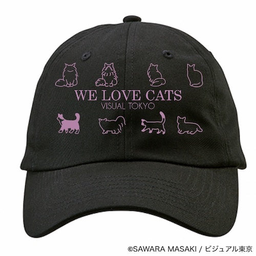動物たちのキャップ／ブラック／猫バージョン