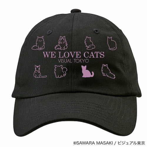 動物たちのキャップ／ブラック／猫バージョン