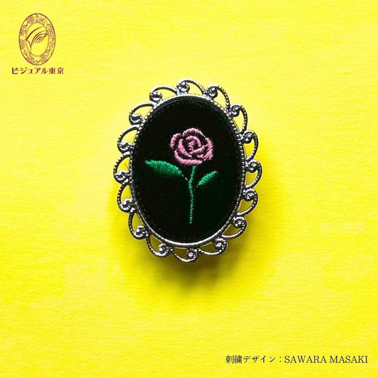 一輪の花／ROSE【ブローチ】