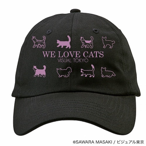 動物たちのキャップ／ブラック／猫バージョン