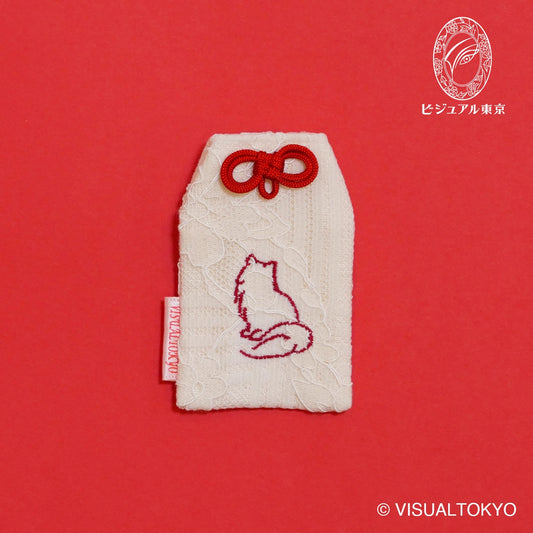猫ちゃんお守り 刺繍 チンチラ｜名入れ可｜6色展開